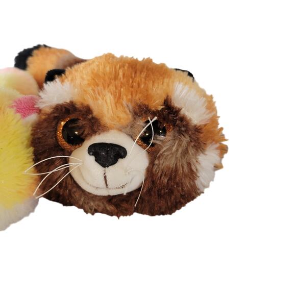 Lot 3 Long Tail Plush Cat and Red Panda Stuffed Animals 16" Multicolor Plushie - Picture 4 of 16